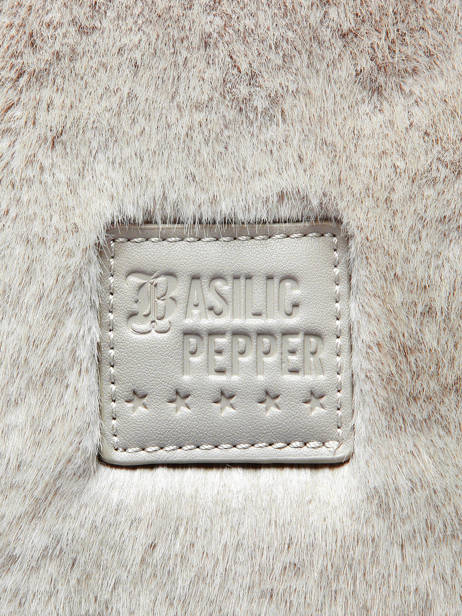 Rugzak 1 Compartiment Basilic pepper Beige alaska BALS01 ander zicht 5